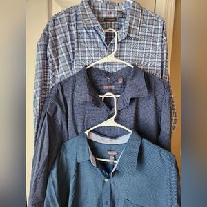 3 Van Heusen Button Ups